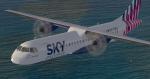 FSX/P3D ATR72-600 Sky Express package.